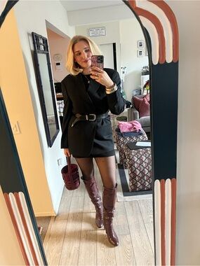 Oversized Georgio Armani black blazer